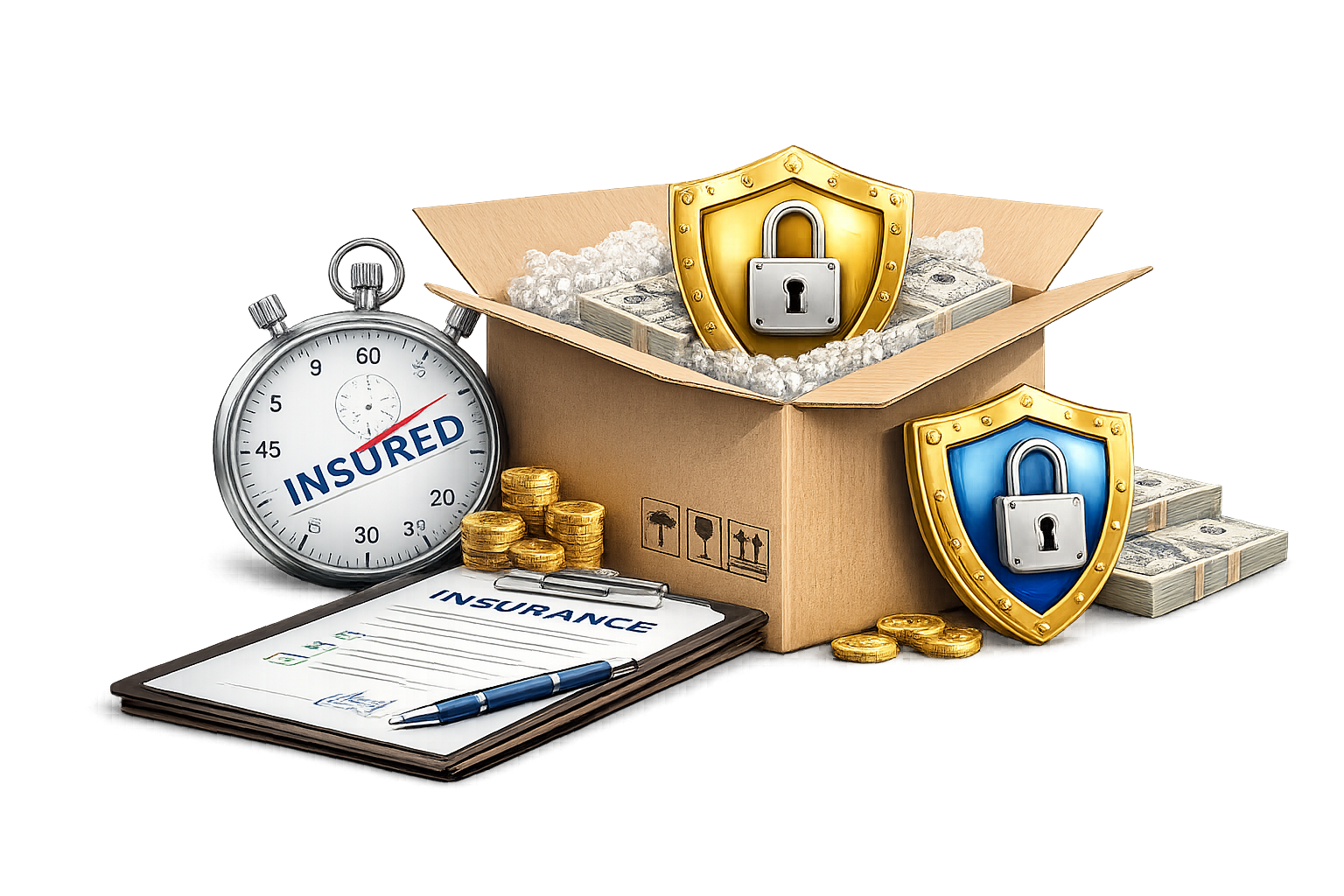 Secure & Insured Shipping